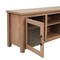 Flash Furniture Sheffield Classic TV Stand for up to 80in. TVs - Modern Walnut Finish w/Full Glss Doors - 3 Shelves GC-MBLK65-WAL-GG - alternate 7